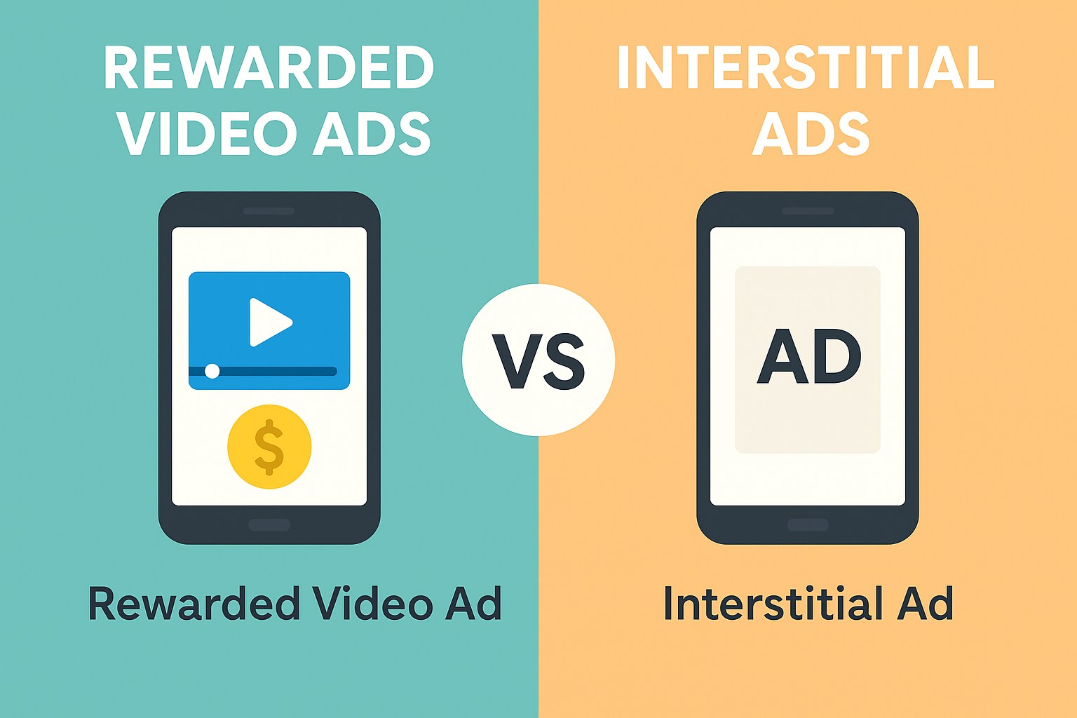 Rewarded Video Ads vs. Interstitial Ads: The Difference Explained