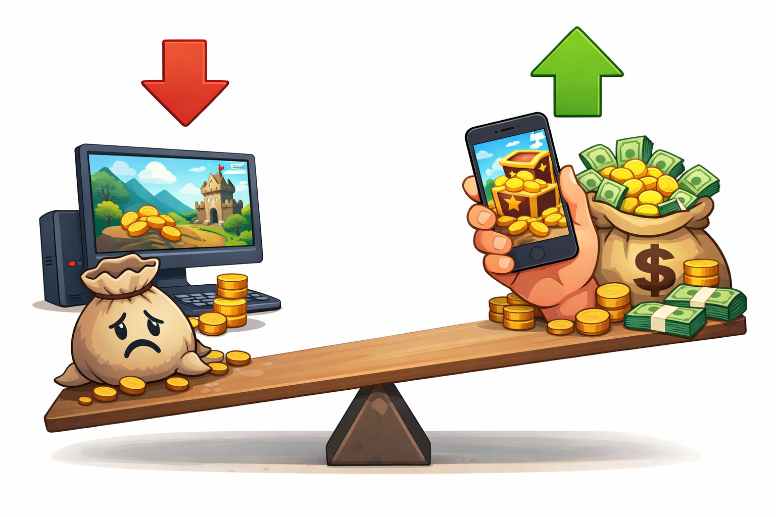 Why Enterprise Web Games Still Monetize 30–50% Worse Than Mobile (And How to Fix It)