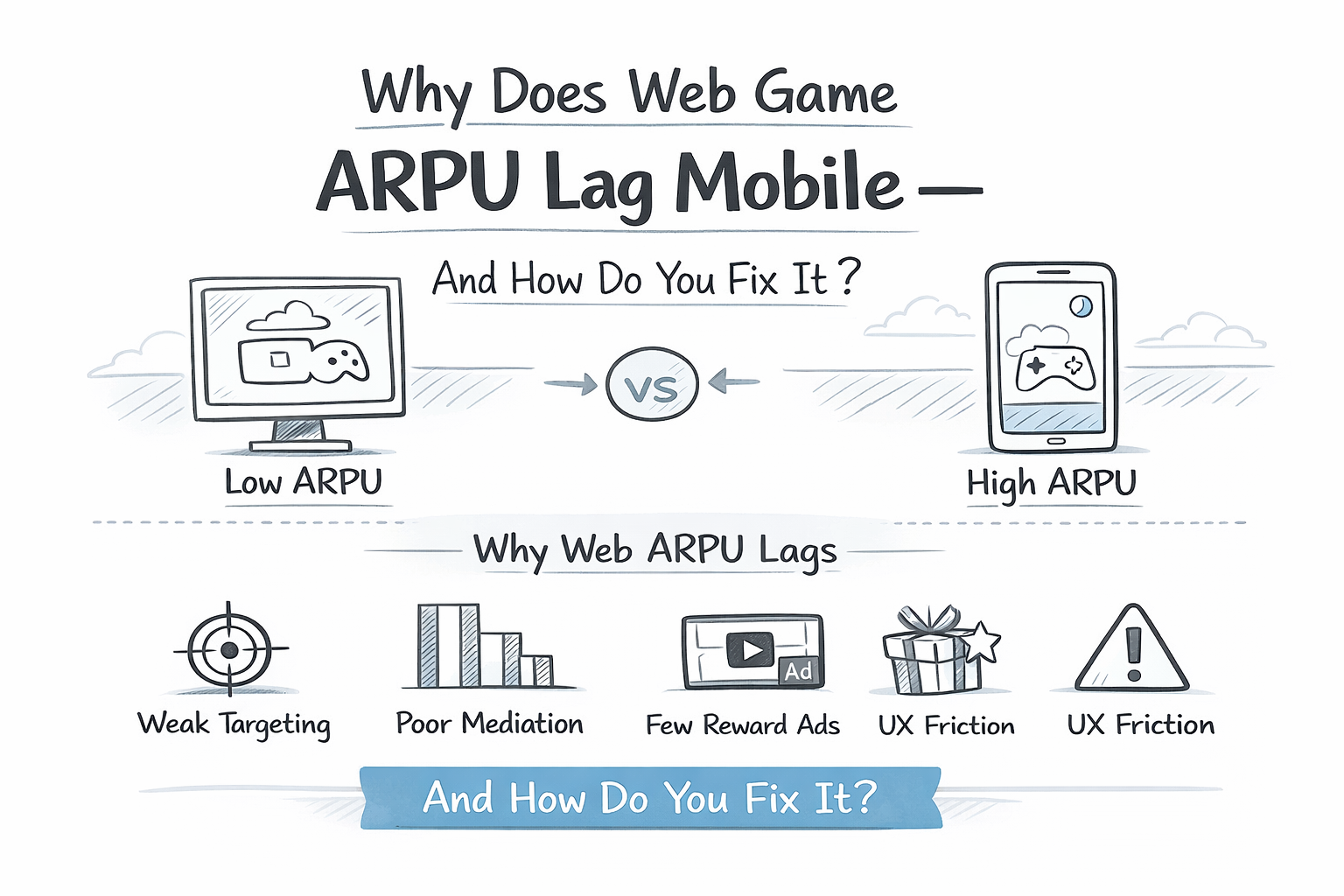 Why Does Web Game ARPU Lag Mobile — And How Do You Fix It?