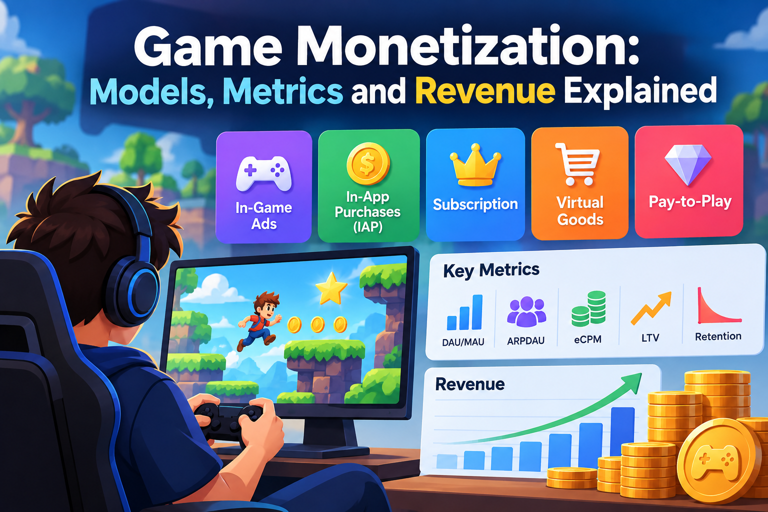Game Monetization: Models, Metrics and Revenue Explained