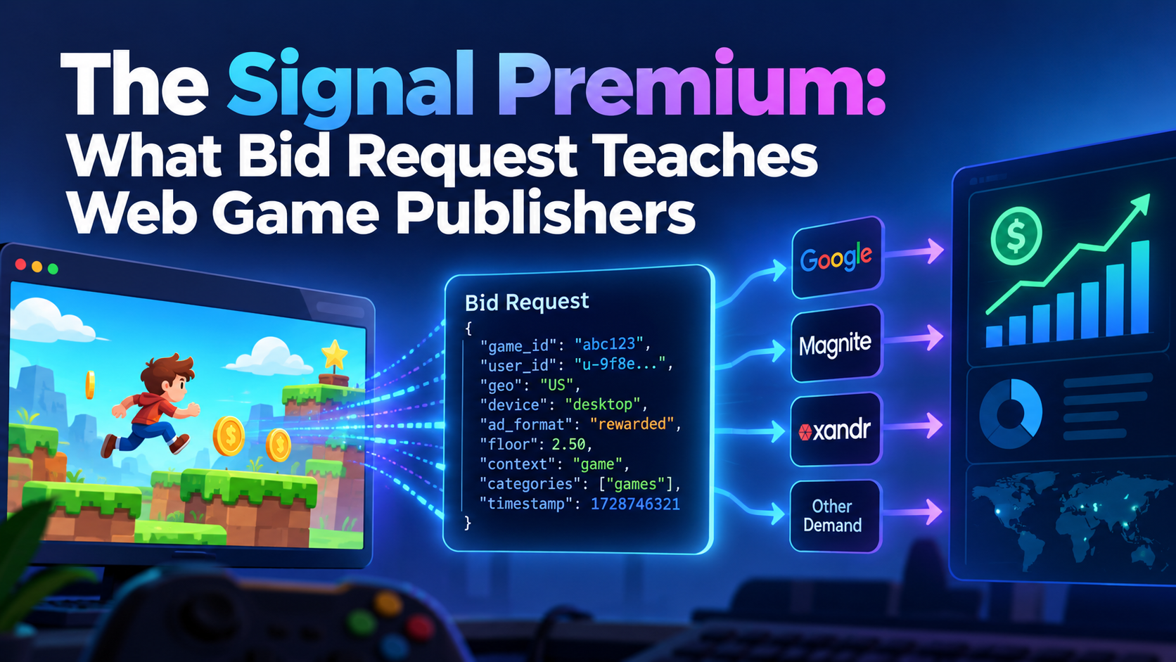 The Signal Premium: What Bid Request Teaches Web Game Publishers